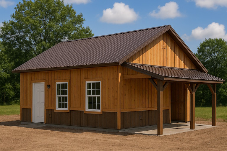 Beautiful Pole Barn Construction in Hudson Valley